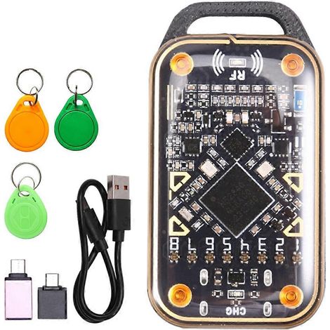 Chameleon Ultra Smartcard-Emulator-Upgrade + RFID-Schlüsselanhänger-Chip-Lesegerät T5577/CUID/UID 125K 13,56M (1/5)