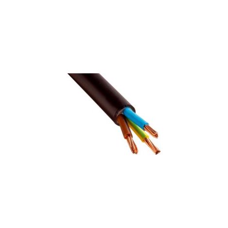 Câble RO2V Quantité: 1m - Type Vente: metre - Section: 6 - Section en mm2: 6 - Gamme: avec vert/jaune(g) - Couleur: Bl/r/n/m/v.j - Nombre Conducteur: 5