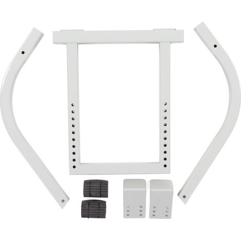 Support AC sans perçage pour fenêtre, kit fixation robuste en acier haute résistance, non percant, installation facile (1/5)