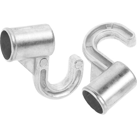 Crochets de Fixation pour Placard 18mm, Lot de 2 en Aluminium (1/5)