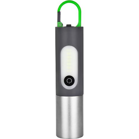 Lampe torche LED rechargeable avec crochet - lampe torche d'urgence pour le camping et la randonnée - F-AquaForge (1/5)