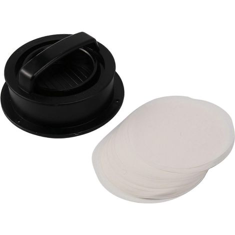 3-in-1-Burgerpresse, gefüllter Burger-Maker mit 120 Stück Burgerpapier, Antihaft-Schieber, Beef Burge (1/5)