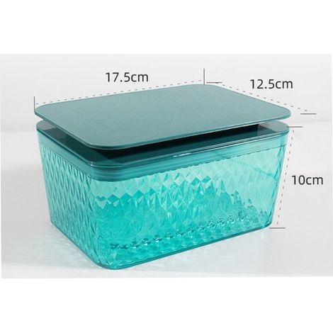 1 Scatola rosa per salviettine umidificate per neonati, porta carta igienica umida impermeabile e dispenser per tovaglioli con coperchio (1/4)