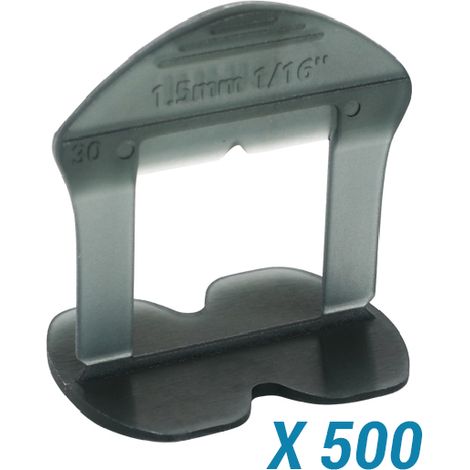 500 Croisillons autonivelants à cale en "I" 1,5mm (carrelage de 3 à 18mm) B-RIGID BIHUI (1/5)