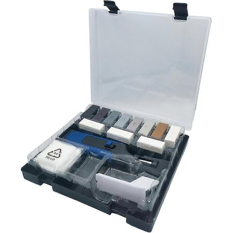 Kit de réparation pour sols vinyle PVC, outils de réparation de fissures et d'interstices pour sols LVT/SPC/WPC (1/5)