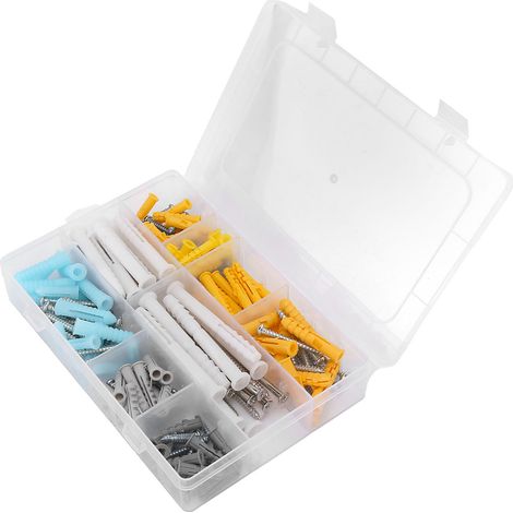 Kit de 200 vis autotaraudeuses avec chevilles pour la réparation de meubles de cuisine (200 pièces) (1/5)
