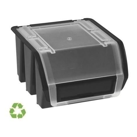 GAVETA ARCHIVO 2000 0.5L C/TAPA 11X11.5X7.5 NEG
