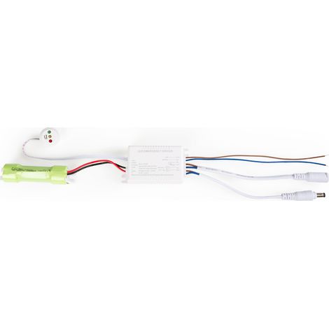 Driver LED d'urgence - Sortie 3W - 3h d'autonomie - Lumière