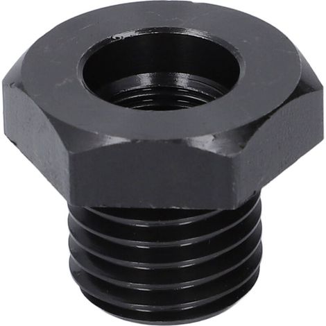 Adaptateur de broche pour tour à bois, adaptateur de mandrin fileté, plateau en acier 3/4 po x 16 filets par pouce vers 1 po x 8 filets par pouce