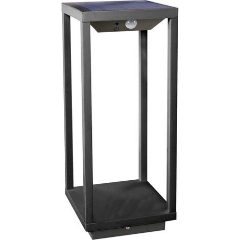SOLARINO 34 lum mobile ext solaire anthracite LED 2,2W 3000K IP54 détecteur (1003471) (1/2)