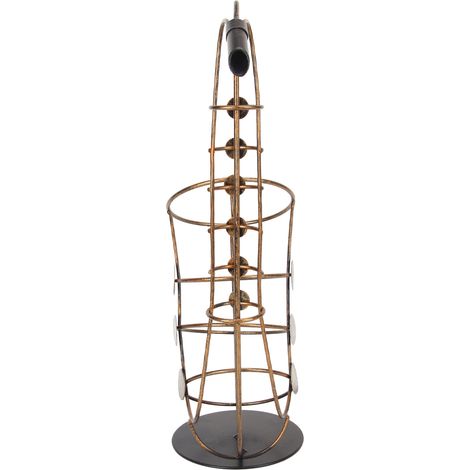 Porte-bouteilles en forme de saxophone, ornement créatif pour la maison ou le bureau, meuble à vin décoratif en fer. (1/5)