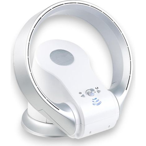 Ventilatore moderno 30W invisibile senza pale da tavolo o muro con 7 velocità regolabili (1/5)