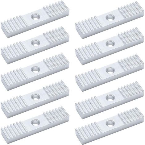 10 adaptateurs de profil de dent 2GT, bloc de fixation de courroie de distribution 2GT, fixation de plateau de pression Reprap, moulage 3D (1/5)