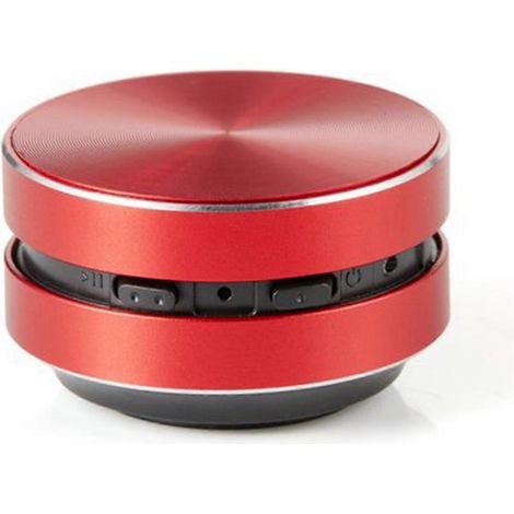 Enceinte Bluetooth portable compatible avec la conduction osseuse et son stéréo (rouge) (1/5)