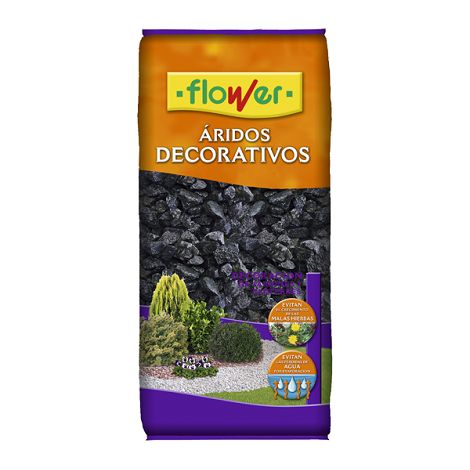 Blumenstil schwarz Marmolina 11/22, um Tpfe, Schienen, Grten usw. zu dekorieren - 20 l