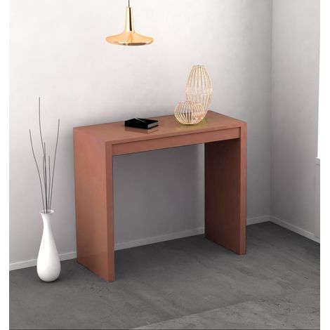 Consolle Jenny allungabile colore CORAL laccato lucido o opaco 3 mt (1/3)