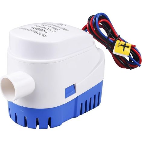 Pompe de cale automatique, 12 V, pour bateau, étang, piscine (1/5)