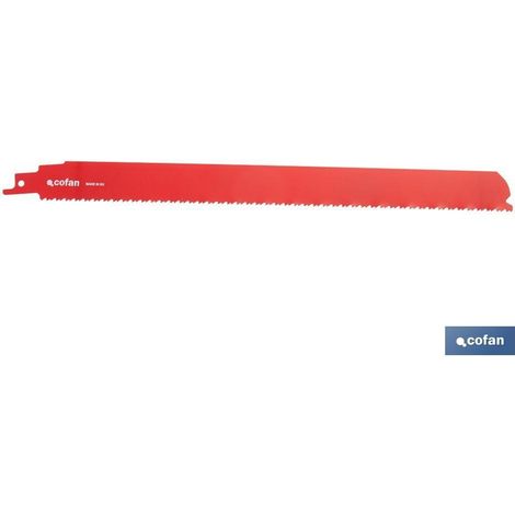Hoja de sierra de sable bimetal 280 mm, 8-10 TPI, pack de 5 unidades para demolición (1/4)