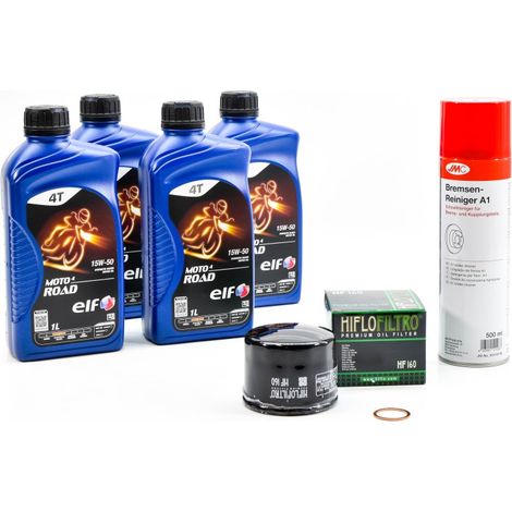 Kit Entretien Vidange pour BMW F 800 GT de 2013 à 2016 - ELF MOTO 4 ROAD 15w50 4L