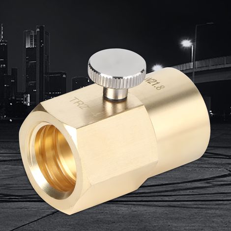 Adaptateur de connexion pour recharge de CO2 en bouteille de soda domestique W21.8 vers TR21.4 (1/5)