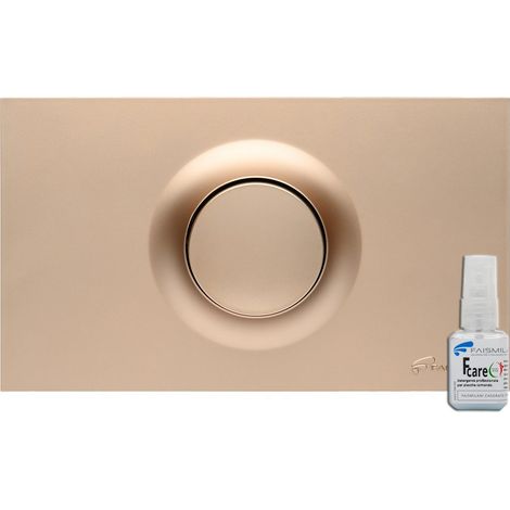 Placca esterna P-80 Oro Rosa Opaco per cassetta incasso Faismilani (1/2)