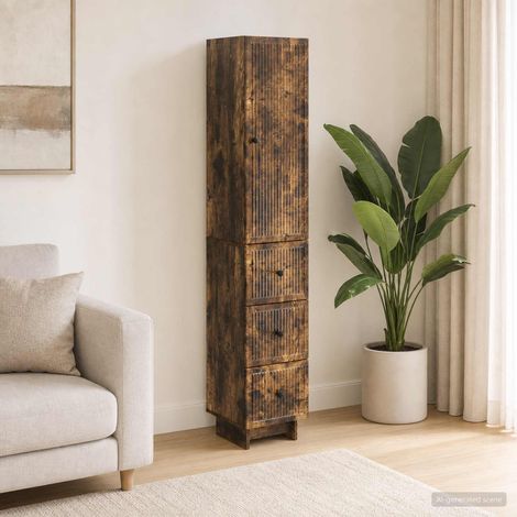 vidaXL Schrankset 2 pcs 33 x 34,5 x 90 cm Holzwerkstoff (1/5)