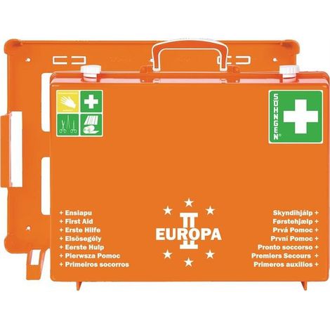 Mallette de premiers secours EUROPA II l.400xH300xP150env. mm orange SöhNGEN (1/5)