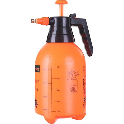 Pompe de pulvérisation de jardin 2L, pulvérisateur d'eau portatif, bouteille de pelouse pressurisée pour plantes, pour l'arrosage, le nettoyage et la fertilisation (1/5)