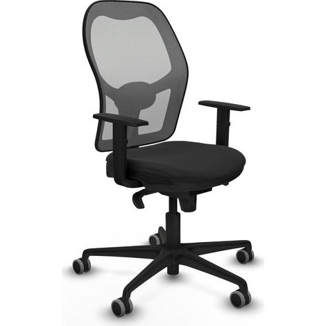 Piqueras y Crespo Silla Jorquera negro ergonómica de oficina