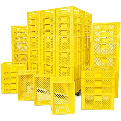 BRB Spar-Set Brotkorb/Bäckerkiste, 42x 600x400x150mm, 36x 600x400x320mm, gelb