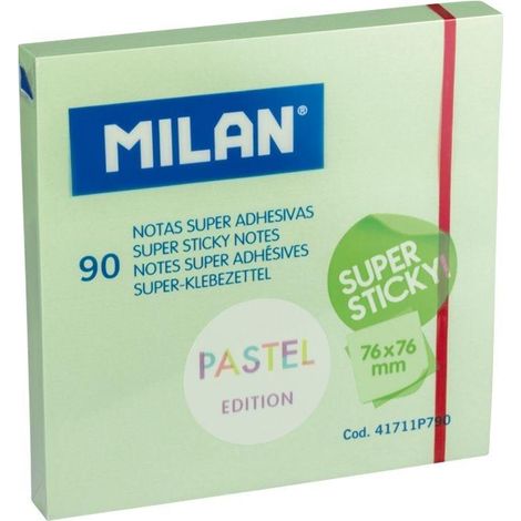 Blocchetti di post-it 76x76mm 90K verde pastello