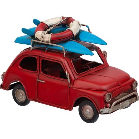Coche de metal rojo 15.7x7.8x8.5 (1/5)