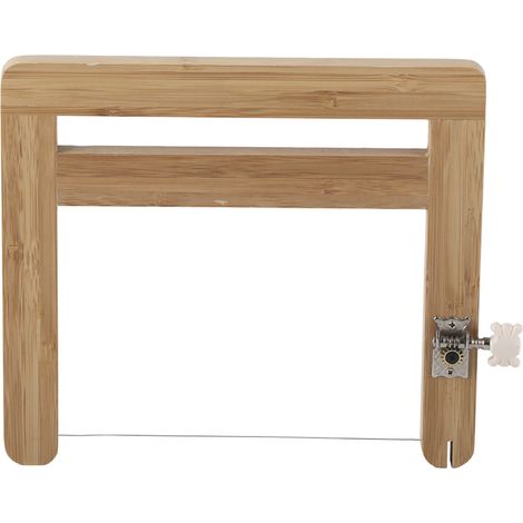 Coupe Savon En Bambou Réglable - Outil Découpe Non Adhésif - Pour Fabrication Savon Maison - Lot De 1 (1/5)
