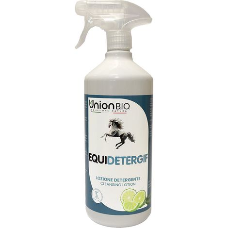 EQUIDETERGIF lozione detergente naturale – Senza risciacquo per cavalli 1000 ml