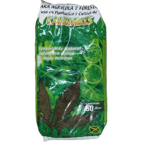 GF turba sustrato cannabis 50 litros bolsa , Bolsa turba sustrato cannabis 50 litrosCompuesta de productos vegetales naturalesDebidamente equilibradaCompuesta por: fibr