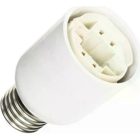 ZMLEVEAdaptateur de douille à vis E27 vers G24 pour ampoule LED. (1/5)