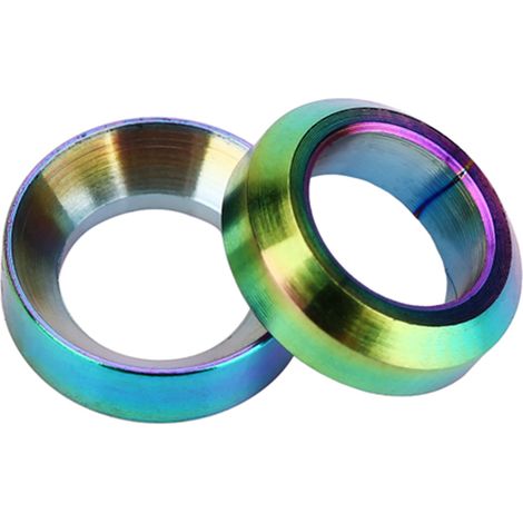 4 Pièces/Lot Entretoises et Joints en Titane TC4 pour Freins de VTT, Équipement Vélo Tout Terrain (Multicolore) (1/5)