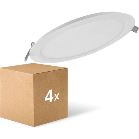 Lot 4x Ledvance Downlight LED Slim Ronde DN210 18W 1530lm 120D -