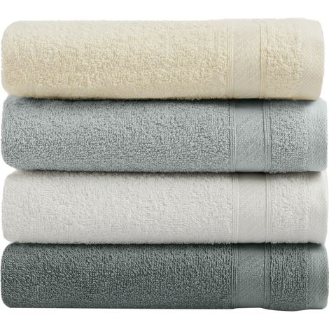 Set di asciugamani, asciugamani da bagno, asciugamani da doccia Set 100% Cotone (1/5)
