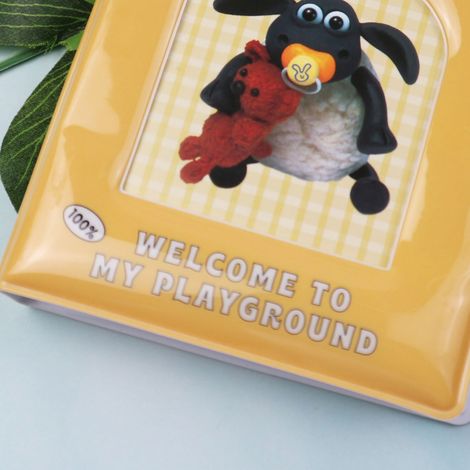 Album photo en PVC grande capacité avec pochette, cadeau idéal pour mariage, fête de famille, jaune (1/4)