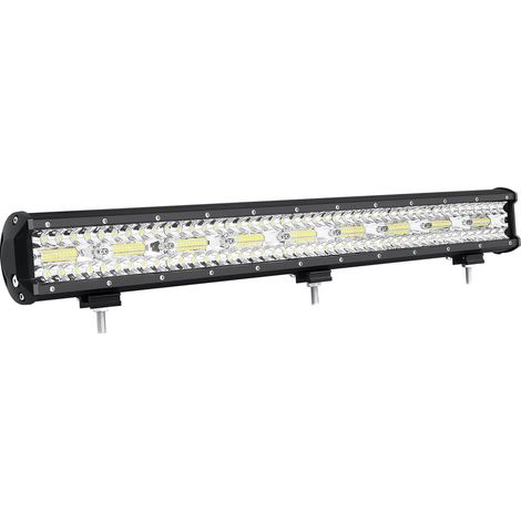 66 cm 180W Barre LED 4x4,Triple Rangée Spot et Inondation Rampe 12V 24V Étanche Bar a LED Feux Phare de Travail Projecteur pour SUV Voiture Camion Tracteur Quad Véhicule Bateau (1/5)