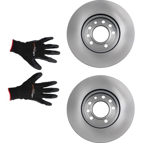 Pair Front Brake Discs Left + Right for Opel Astra G H Corsa C Meriva 9117678 (1/5)