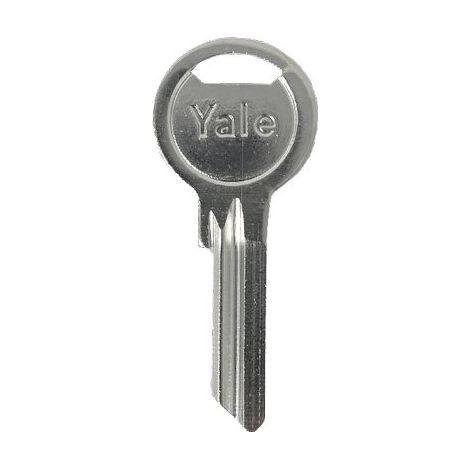 CHIAVE PIATTA YALE Y0101 ORIGINALE - OTTONE NICHELATO- 10 pezzi