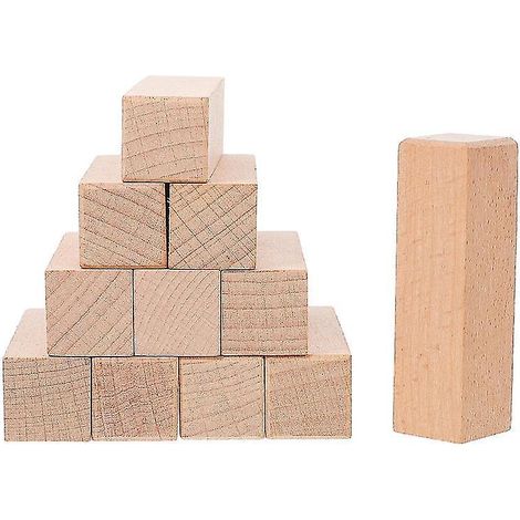 11 blocs de bois à sceller soi-même