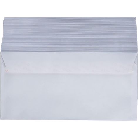 Paquete de 100 sobres sin ventana tamaño C5/6 color blanco (1/5)