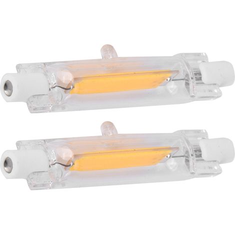 2 R7S COB 5W 78mm LED-Lampen, doppelseitiger LED-Strahler, 230V Warmweiß 3000K, Zubehör-Lichtquelle (1/5)