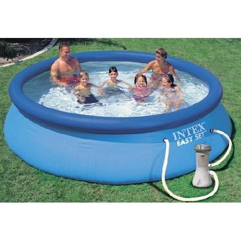 Intex Piscina Gonfiabile in PVC 366 cm Diametro 76 cm Altezza