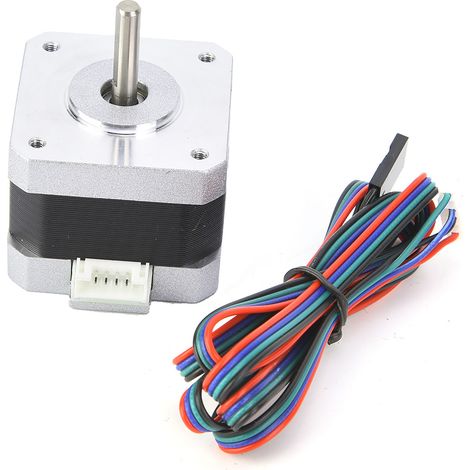 DC4.0V 1.2A 1.8° Nema 17 Bipolar Stepper Motor 320mN.m/45oz.in for 3D Printer 34mm Height