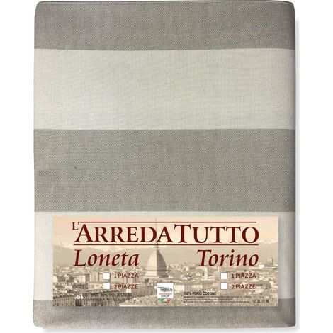 TELO ARREDO copritutto GRAN FOULARD copriletto COPRIDIVANO tessuto RIGONE BEIGE 2 PIAZZE