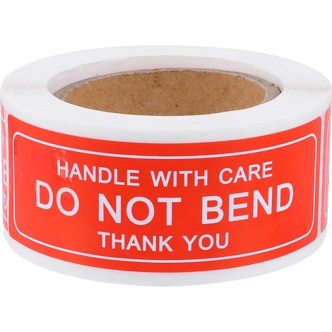 150 Pièces Haftetiketten Poignée Avec Soin Ne Pliez Pas (1/5)